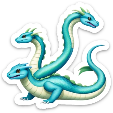 Seviper-Dragonair-Dratini-hybrid, full body, no legs sticker