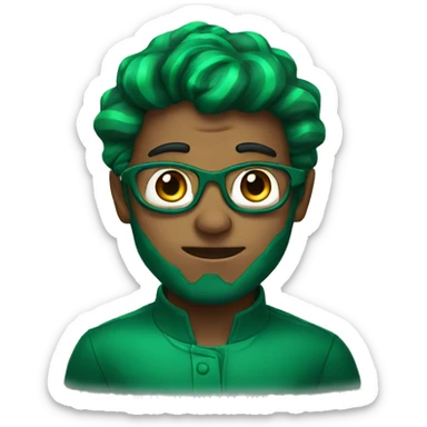 Malachite sticker