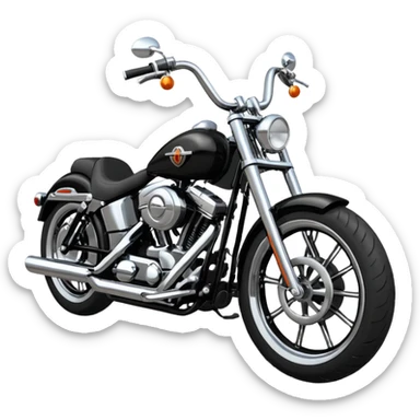 Harley bike sticker