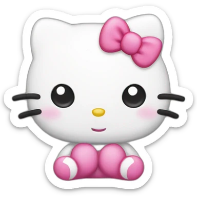 Kawaii hello kitty  sticker