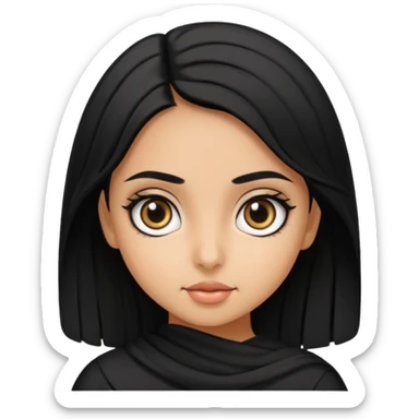 Cute kuwaiti girl  sticker