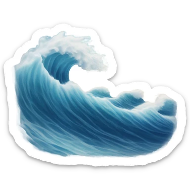Ocean waves sticker