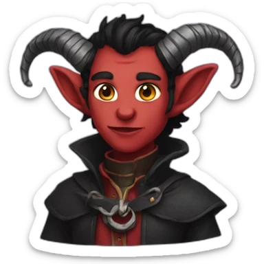 tiefling sticker