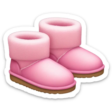 pink ugg slippers sticker