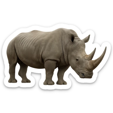 Rhino sticker