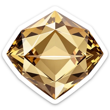 beige 56-carat diamond sticker