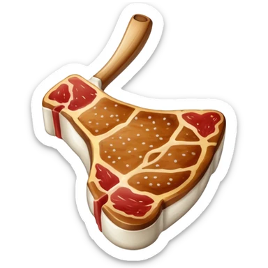 Veal chop sticker