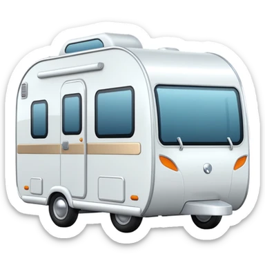 modern caravan sticker
