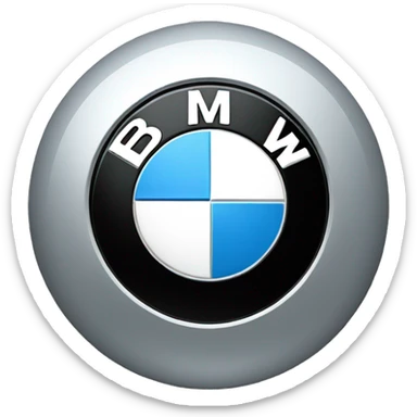 Bmw logo sticker