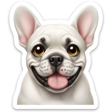 a frenchie dog sticker