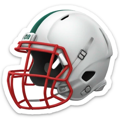 Football helmet sticker