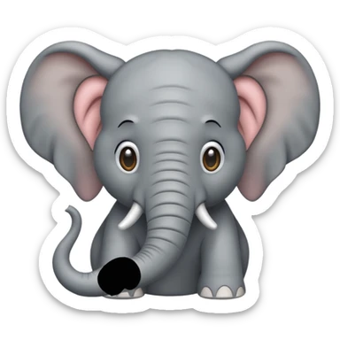 Elephant sticker