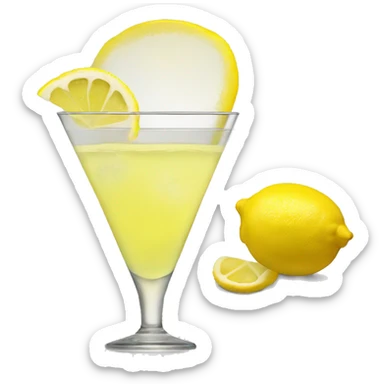 lemon drop martini sticker