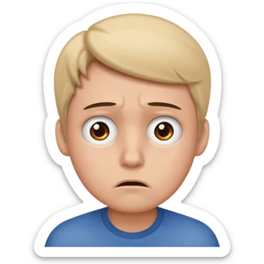 "I have felt anxious about my futere since the start of the year" sticker