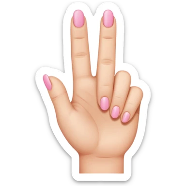 Pinky promise sticker