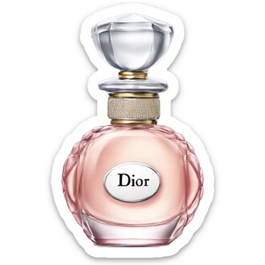 Dior perfume bottle sticker