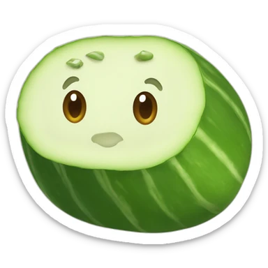cucumber sticker