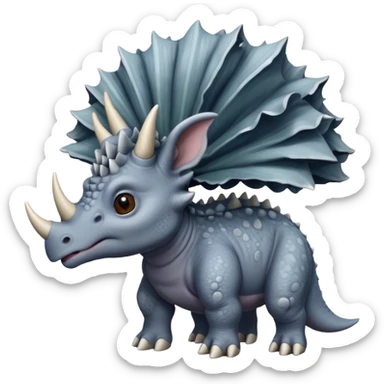 Triceratops sticker