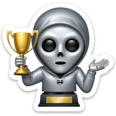 trofeu ghostface sticker