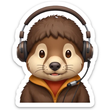 a mole for twitch chanel sticker