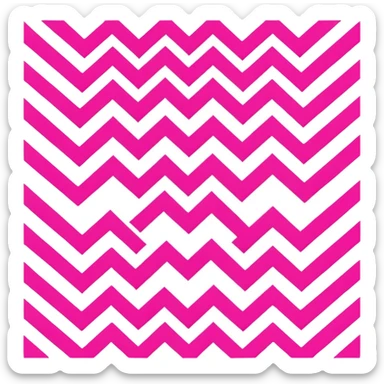Pink chevron math sign  sticker