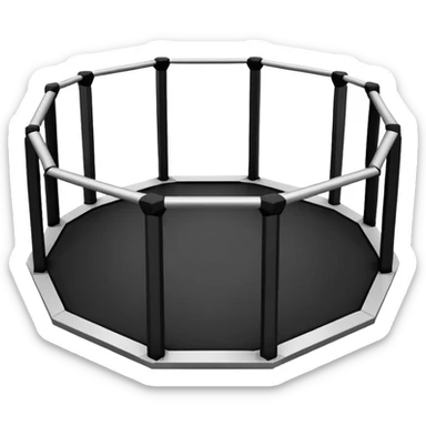 Mma octogone sticker