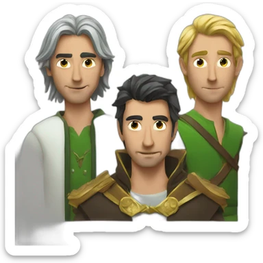 Robinhood with Baiju and Vlad sticker