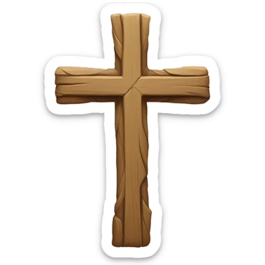 Cross sticker