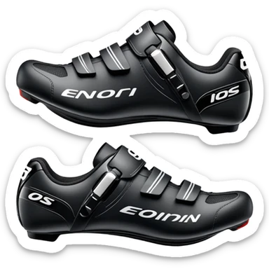 Road cycling shoes sticker