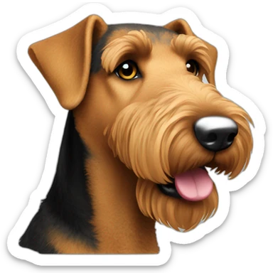 Airedale sticker