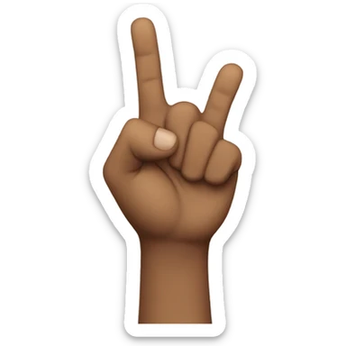 irritated with hand out sticker