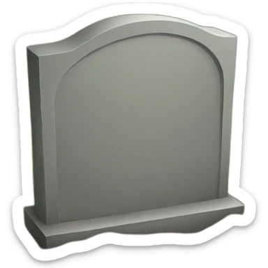 a grave sticker