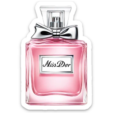 Miss dior perfume sticker