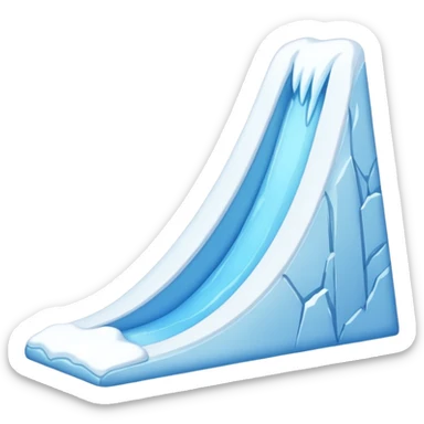 snow slope kicker sticker