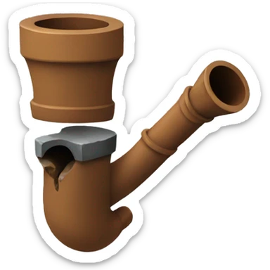 pipe break sticker