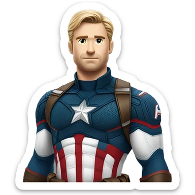 Captain America  sticker