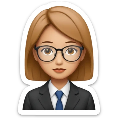 i need an image of a japanese woman analyst sticker