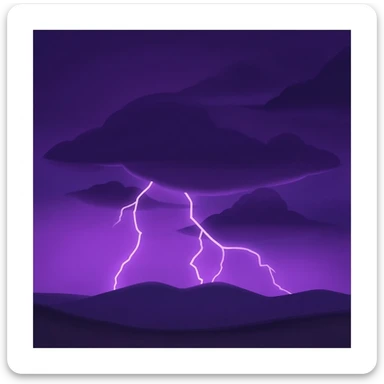 Purple Storm sticker