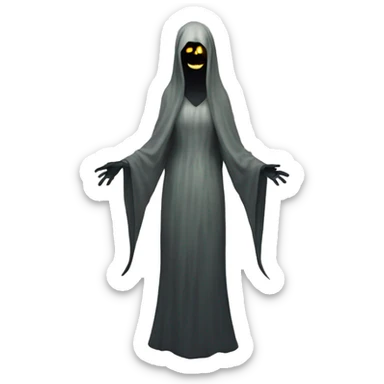 banshee: Female spirits known for their eerie wails that predict or signify death. sticker