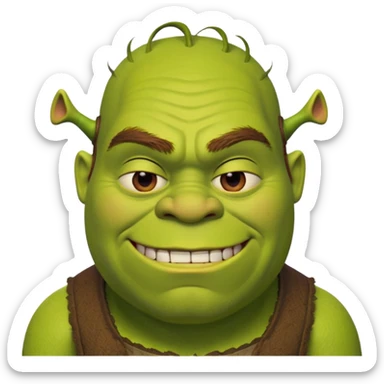 Asno shrek sticker