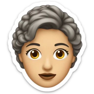 Mujer de la antigua Roma guiña un ojo sticker