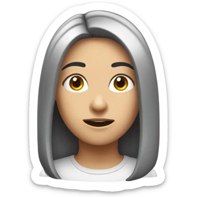 Sarcasm girl  sticker