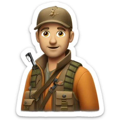 Deer hunter sticker