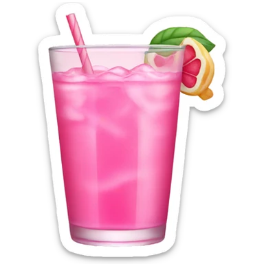 Pink drinks sticker