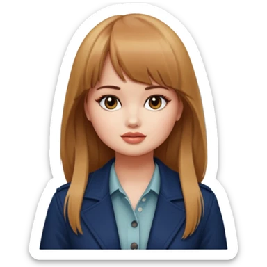 Debby Ryan (straight bangs) in the Big City sticker