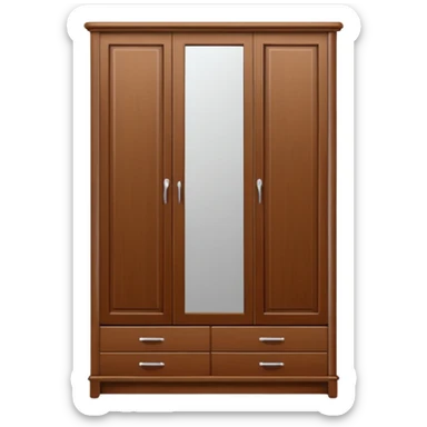 wardrobe modern closed mirror door sticker