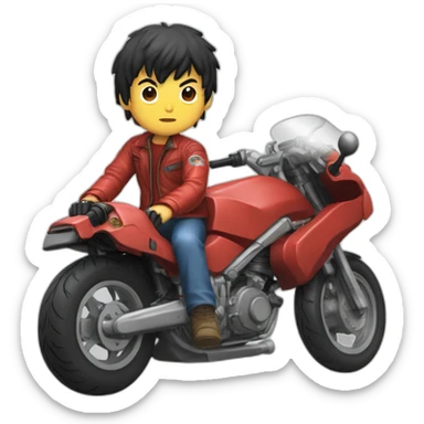 motorbike kaneda akira sticker