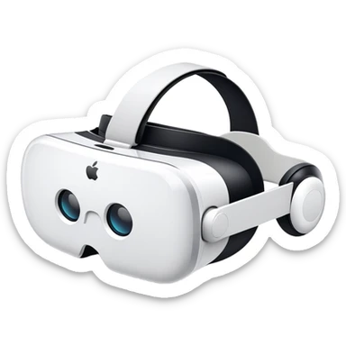 Apple Vision Pro 3 VR headset  sticker