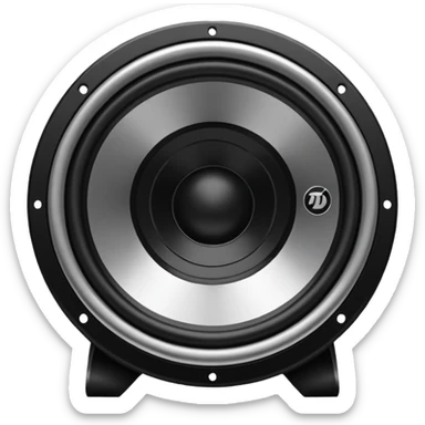 Rockville audio d 11 subwoofers sticker