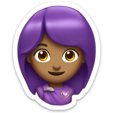 Lilian purple heart sticker